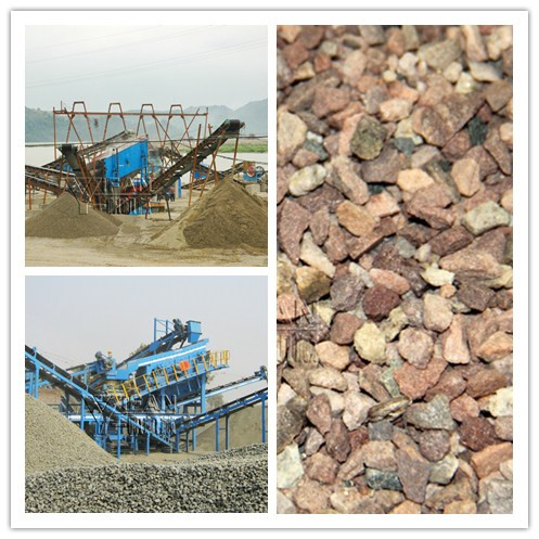 Cobblestones sand production line