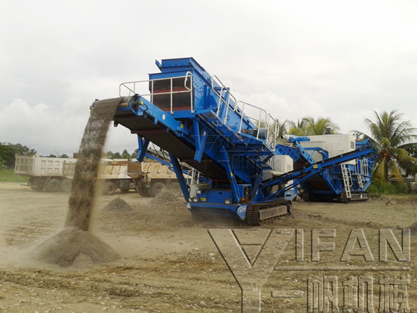 YIFAN Two new-style mobile crushing plants are successfully used in Solomon 