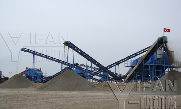 Azerbaijan stone sand production line