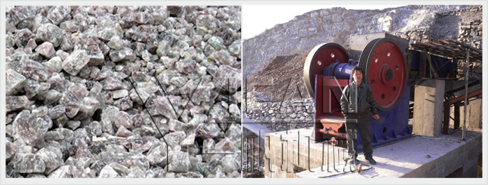 Fluorite crushing equipment selection to Yifan mining professional jaw crusher equipment