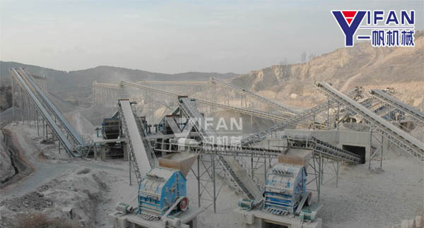 1214 Impact Crusher Application Sand production line with South Africa