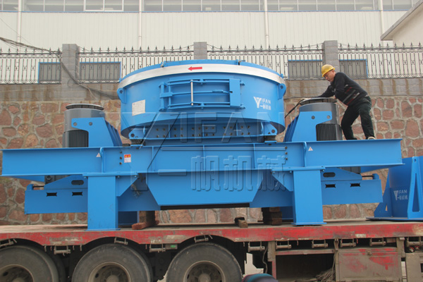 YIFAN Machinery the VI 8000II Vertical Shaft Impact Crusher Loading